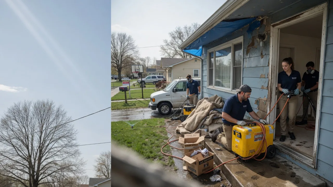 Basement Flood Cleanup in Sullivan, WI near me